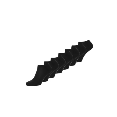 Image of camano SOFT Sneaker BOX 7 PACK Socks, Size: 2.5 5, Black