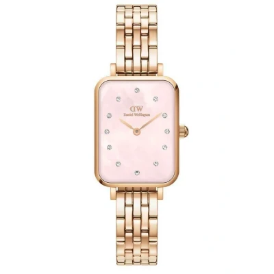 Image of Daniel Wellington Quadro Lumine Watch Rose goldcoloured, Women&#039;s, Size: One Size, gold coloured