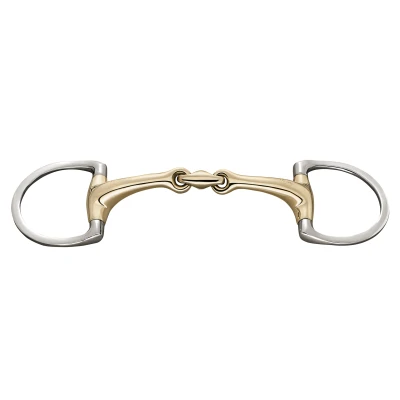 Image of Sprenger Dynamic RS Eggbutt Bradoon 14mm with D Shaped Rings 145mm Horse Bits Riding Equestrian