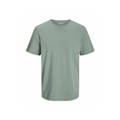 Image of Jack &amp; Jones Jjebasher Oneck Basic Tshirt, Men&#039;s, Size: Large, Iceberg green
