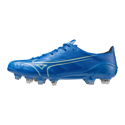 Image of MIZUNO Αlpha JAPAN MIX Football Shoes Laser blue/white/gold Women/Men Size 9,5