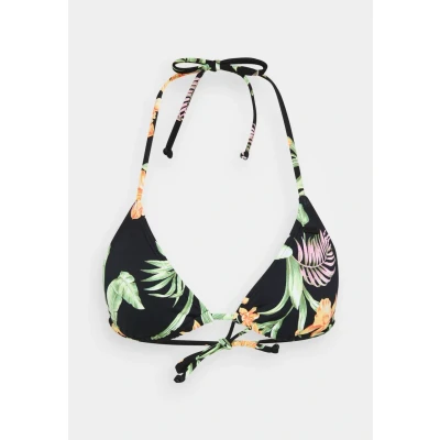 Image of Roxy Beach Classics TIKI Bikini top, Women&#039;s, Size: XL, Anthracite