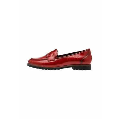 Image of Tamaris Slipons, Women&#039;s, Size: 5.5, Red patent shoes