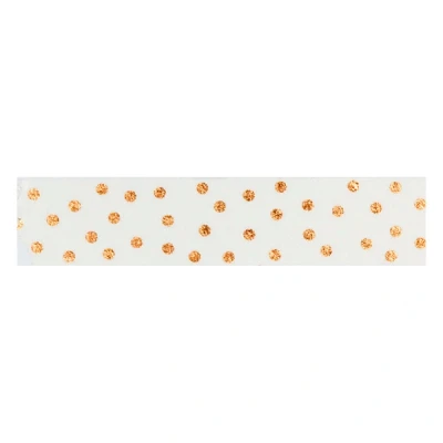 Image of folia 26101 Washi Masking Tape Hot Foil Rose Gold Dots, 5 M X 15 MM