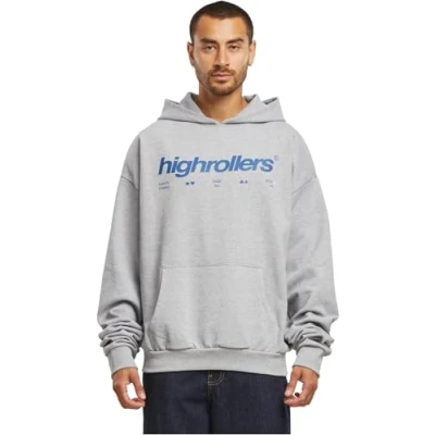 Image of Mister Tee Highrollers Hoodie, Men&#039;s, Size: Large, Heather grey
