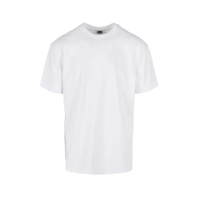 Image of Urban Classics Triangle Basic Tshirt, Men&#039;s, Size: Small, White