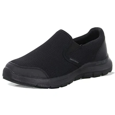 Image of Skechers Sport FLEX Advantage 4.0 Slipons black, Men&#039;s, Size: 9.5, Black Imitation leather/ textile