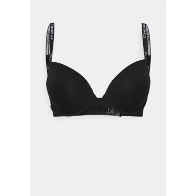 Image of Calvin Klein Underwear Plunge Pushup bra, Women&#039;s, Size: 30C, Black