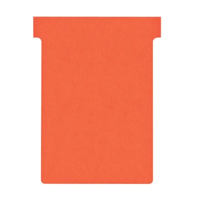 Image of Nobo board accessory, T Cards in blister pack, size 3, pack of 100, green red
