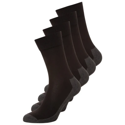 Image of camano 4 PACK Sports socks, Men&#039;s, Size: 12 13.5, Black