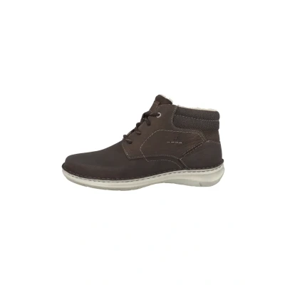 Image of Josef Seibel New Anvers 09 Men&#039;s Lace Up Ankle Boots, Width K (Extra Wide), Interchangeable Footbed, Moro Estate, 44 EU X Weit