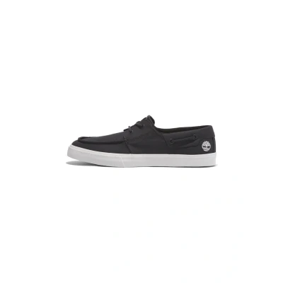 Image of Timberland MYLO BAY Boat shoes, Men&#039;s, Size: 7, Black canvas Cotton
