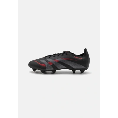 Image of adidas Performance Predator League SOFT Ground Screwin stud football boots, Men&#039;s, Size: 13, Core black/grey four/lucid red Synthetics/textile