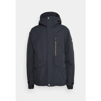 Image of Quiksilver Mission Solid Snowboard jacket True Black, Men&#039;s, Size: Large, black