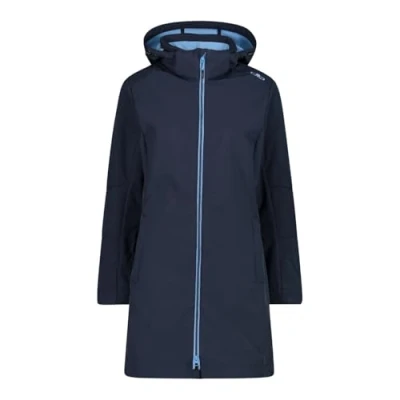Image of CMP Woman Parka ZIP HOOD Soft shell jacket, Women&#039;s, Size: 16, Blue/skylight