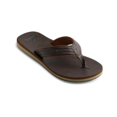 Image of Quiksilver Carver Tbar sandals, Men&#039;s, Size: 11, Demitasse High quality imitation leather