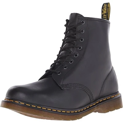 Image of Dr. Martens 1460 Laceup ankle boots, Size: 6, Black Leather