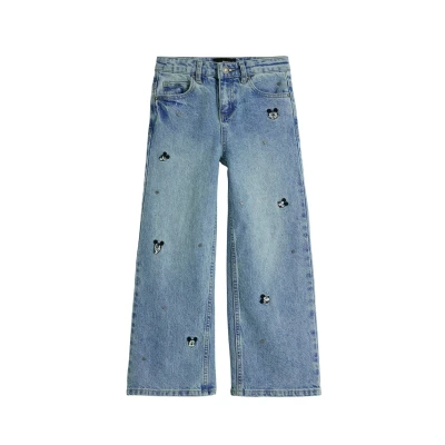 Image of Desigual Mickey Flared Jeans for kids, Size: 7/8y, Blue