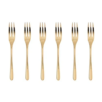 Image of Sambonet Cake Forks Taste Gold 6 Pieces