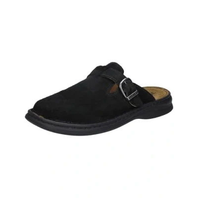 Image of Josef Seibel Madrid Men&#039;s Clogs, Slippers, Width G (Normal), black, 43 EU