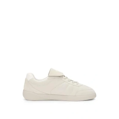 Image of HUGO Riven TENN NUPU Trainers, Men&#039;s, Size: 11, Light beige one Polyester
