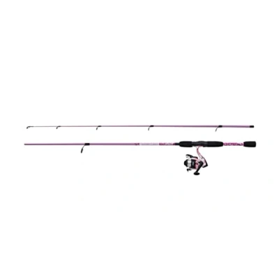 Image of Mitchell Tanager Pink Camo II Telescopic Spin Combo 2.40m (10 30g) Spinning rod