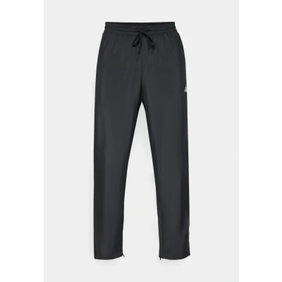 Image of adidas Sportswear Essential Small LOGO Stanford OPEN HEM Trousers, Men&#039;s, Size: Large, Black/white
