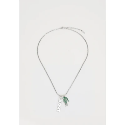 Image of Lacoste For Men and Women UMPIRE Collection Pendant Necklace with Different Charms in Stainless Steel 2040487, One Size, Steel, No Gemstone