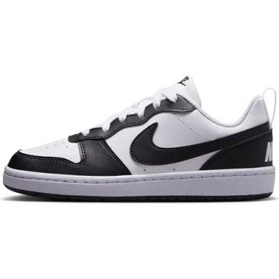 Image of Nike Sportswear Court Borough LOW Recraft Trainers for kids, Size: 10.5K, White/black shoes