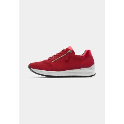 Image of Gabor Comfort Trainers, Women&#039;s, Size: 4.5, Red Suede