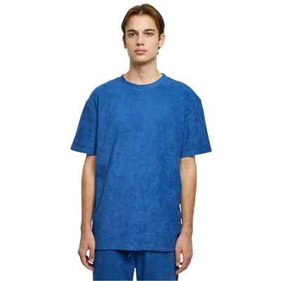 Image of Urban Classics Towel TEE Basic Tshirt, Men&#039;s, Size: Small, Royal