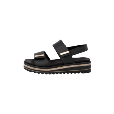 Image of Remonte Sandals, Women&#039;s, Size: 5, Black Leather
