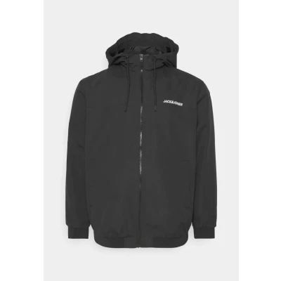 Image of Jack &amp; Jones Jjerush HOOD Waterproof jacket, Men&#039;s, Size: Large, Black