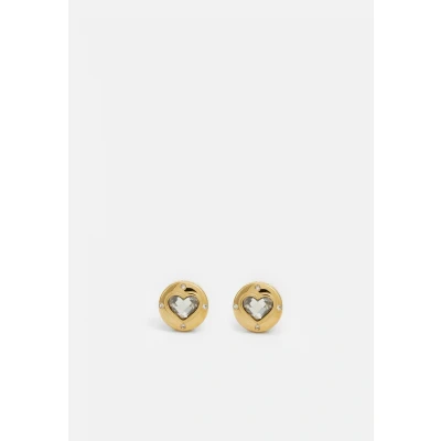 Image of Guess Rolling Hearts Earrings goldcoloured, Women&#039;s, Size: One Size, Gold coloured