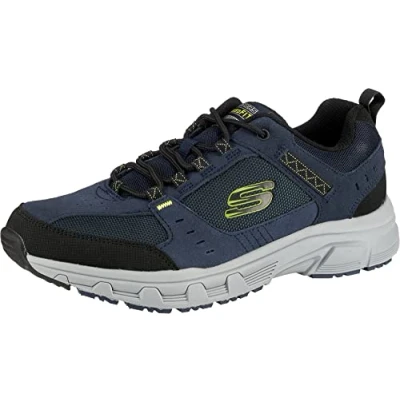 Image of Skechers Men&#039;s Oak Canyon Sneaker, Navy Black, 13 UK