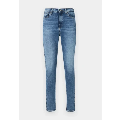 Image of Tommy Jeans Sylvia Skinny Fit, Women&#039;s, Size: 24x28, Denim medium