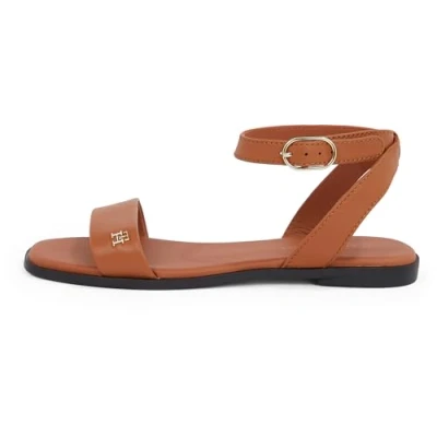 Image of Tommy Hilfiger Sandals, Women&#039;s, Size: 5, Cinnamon bark Leather