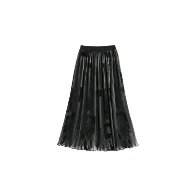 Image of Desigual Maxi skirt, Women&#039;s, Size: 16, Black