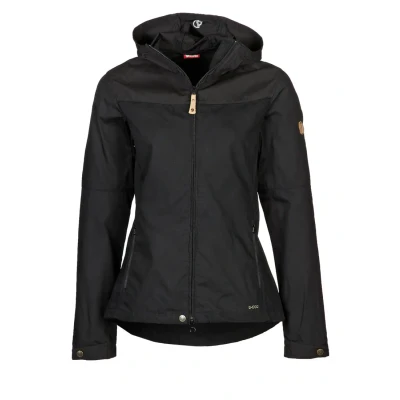 Image of Fjällräven Stina Windbreaker, Women&#039;s, Size: XXS, Black