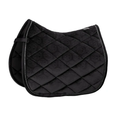 Image of Eskadron SS&#039;23 Reflexx dark grey Velvet Crystal saddlepad