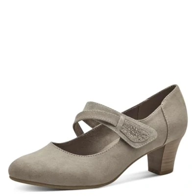 Image of Jana Women&#039;s 8 24464 42 Pumps, Stone, 6 UK Wide