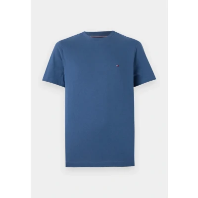 Image of Tommy Hilfiger ESS Seasonal REG FIT Solid TEE Basic Tshirt, Men&#039;s, Size: XS, Aegean sea