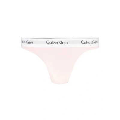 Image of Calvin Klein Underwear Thong, Women&#039;s, Size: Large, Nude