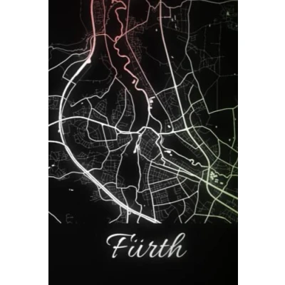 Image of Fürth: deine Stadt, Region, Heimat! Notizbuch DIN A5 blanko 120 Seiten Geschenk