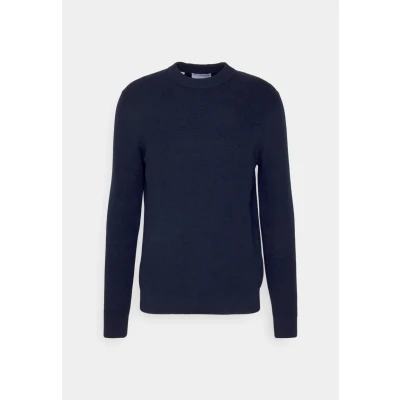 Image of Selected Homme LS Structure CREW NECK NOOS Jumper Sky captain, Men&#039;s, Size: XXL, captain