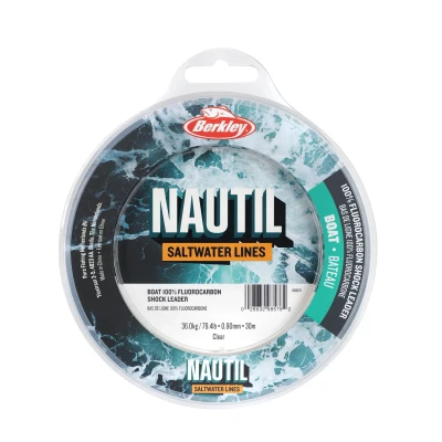 Image of Berkley Nautil Boat Fluorcarbon Clear Shockleader 30m 0.80mm (29kg) Fluorocarbon