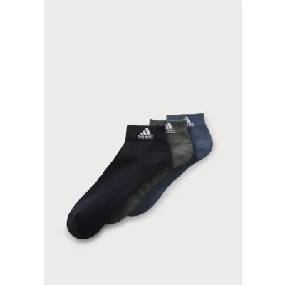 Image of adidas Unisex Kids Cushioned Sportswear Ankle Socks 3 Pairs