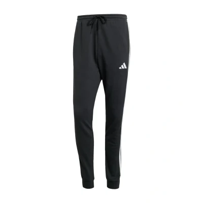 Image of adidas Sportswear Essential Three Stripes Tracksuit bottoms Black white, Men&#039;s, Size: XS, white