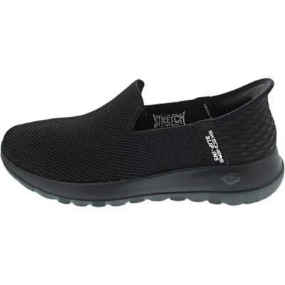 Image of Skechers Performance GO WALK Slipin Walking trainers, Women&#039;s, Size: 6, Black Textile