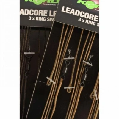 Image of Korda Leadcore Leaders Ring Swivel Weed Carp rig